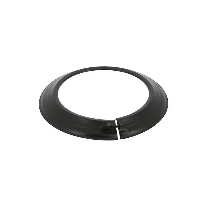 Rosace TEN 343741 acier émaillé noir mat D150mm