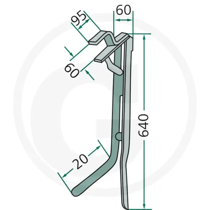 Saphir saphir sleeptanden (paar) – montagetip: gebruik geen pneumatisch gereedschap