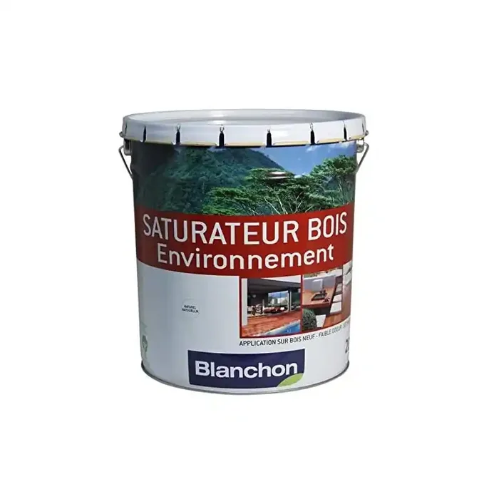 Saturateur bois Blanchon Environnement Biosourcé 20L nuancier bois clair