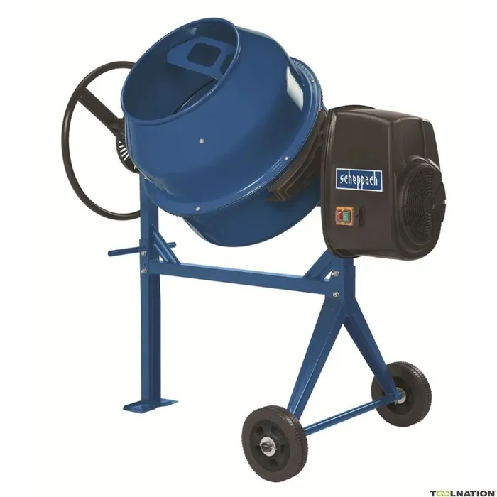 Scheppach 5908403901 MIX125 Bétonnière 125L