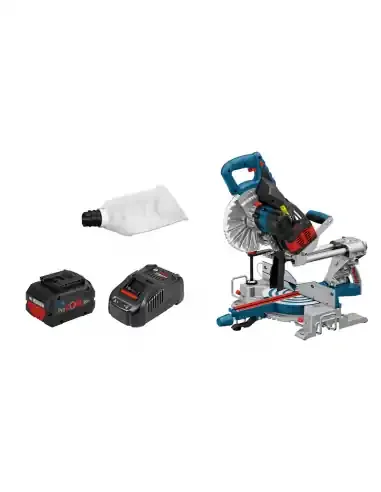 Scie à onglets GCM 18V-216 8Ah en coffret 0601B41001 – Bosch