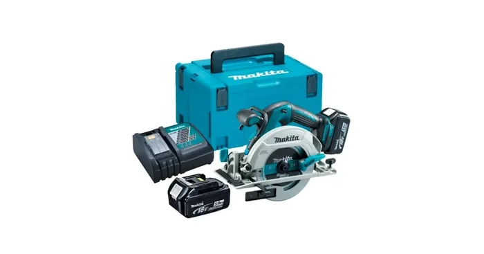 Scie circulaire sans fil Makita Aku Li-ion LXT 18V/5.0Ah, Makpac DHS680RTJ