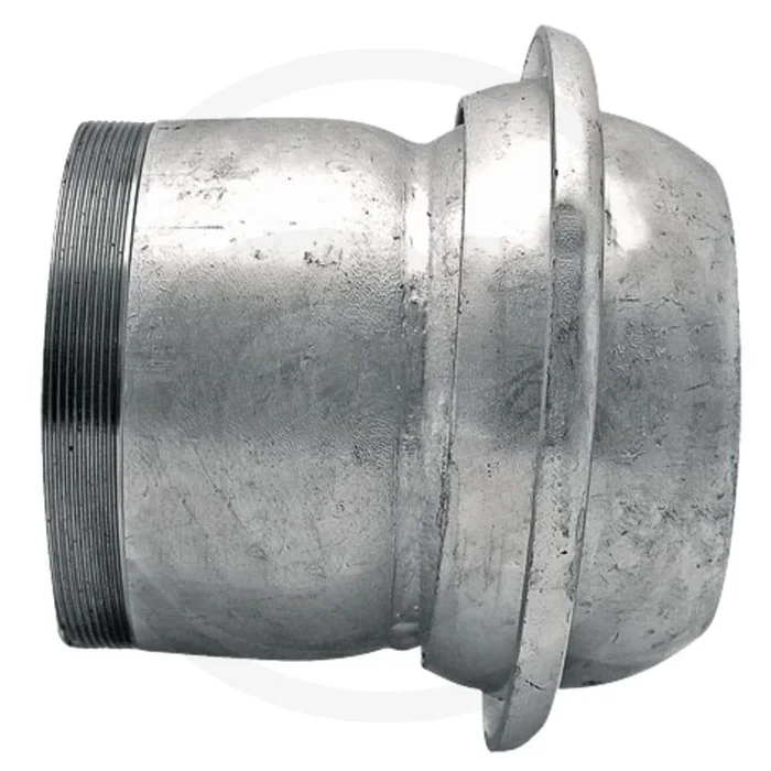 Section en V avec filetage mâle Ø150mm/6&Prime; – adaptée au système italien (berselli)