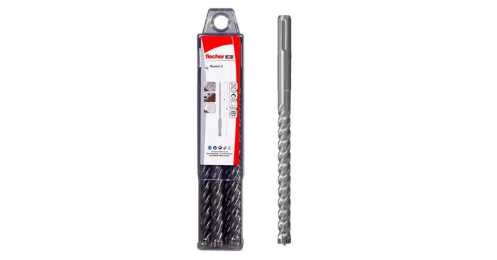 Set 10 forets pour béton armé SDS+ IV Quattric II, Ø8/100/165 mm – FISCHER
