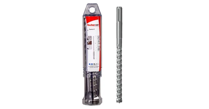 Set 5 forets pour béton 4 taillants SDS+ Quattric II, Ø12/160/210 mm – FISCHER
