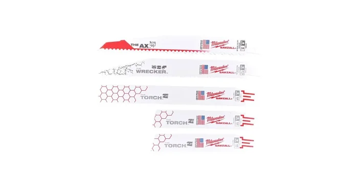 Set 5 lames de scies sabres Sawzall™ – MILWAUKEE