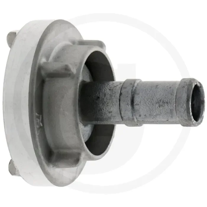 Slangkoppeling met slangtule nw: 75b, gesmeed aluminium, storz, 2 nokken