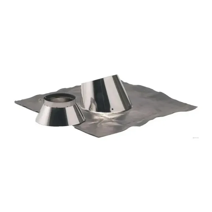 Solin inox TEN 14188 Duoten 5° à 30° avec collet D180/230mm