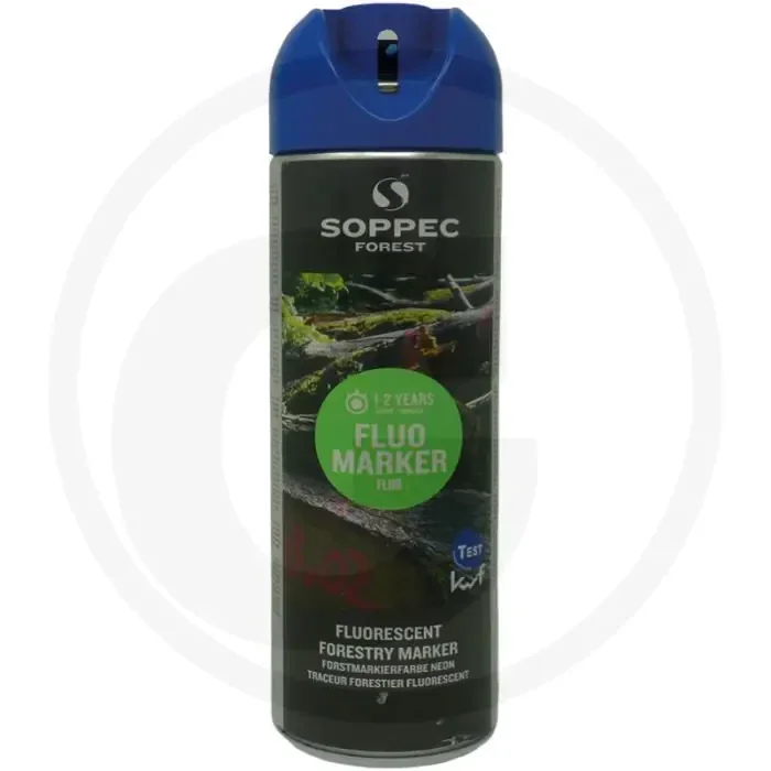Soppec fluo marker – blauw – 500 ml – houdbaarheid 9-12 maanden