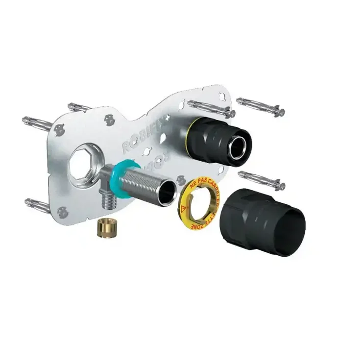 Sortie de cloison WATTS Robifix à glissement PER D12 entraxe 150mm
