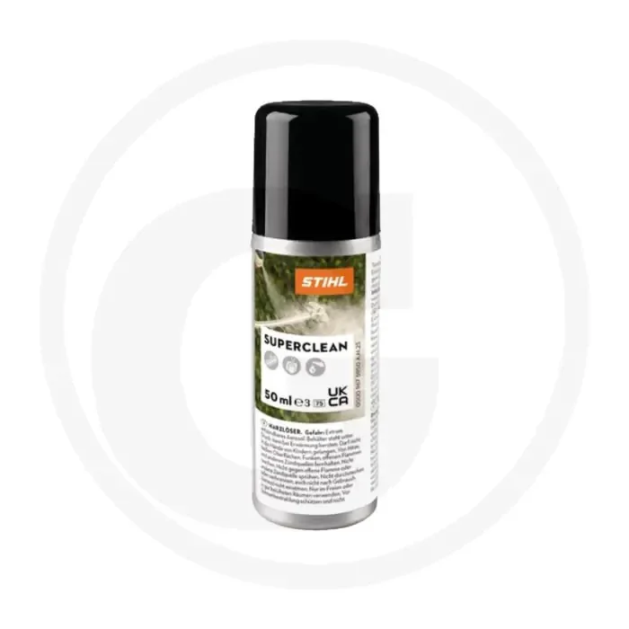 Stihl harsoplosmiddel 50 ml superclean – efficiënte reiniging en smering
