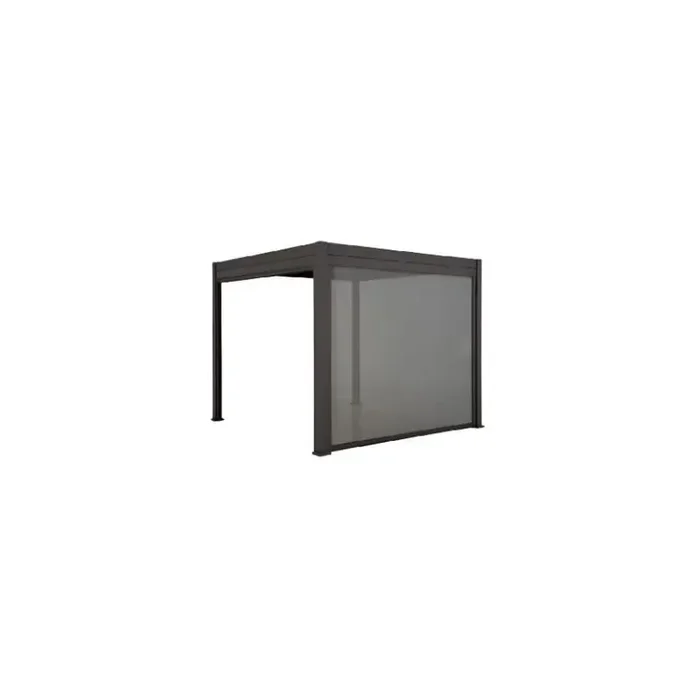 Store déroulant latéral Habrita PERBIELECR30 côté 3m gris
