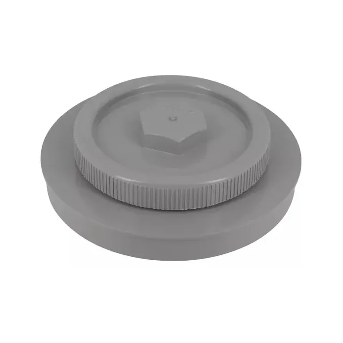 Tampon de visite Nicoll FB avec bouchon D200mm PVC mâle-femelle gris