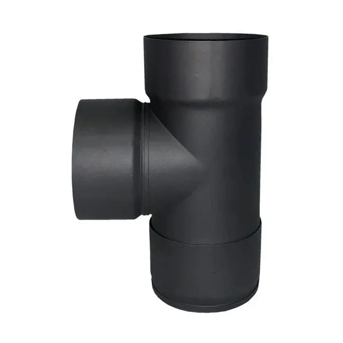 Té de raccordement fumée Theca 110mm pour poêle à bois n°4 Ecodesign