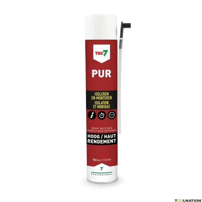 TEC7 Mousse d‘isolation et de montage PUR 750ml