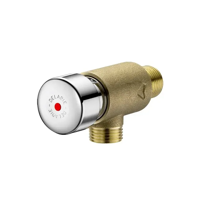 Tempostop lavabo M1/2&Prime; pour lave-mains temporisé 7s Delabie