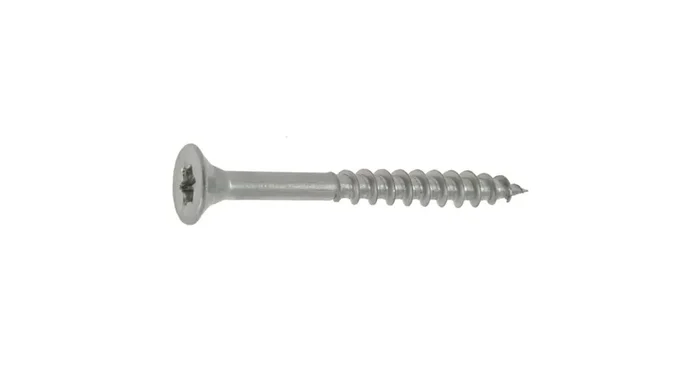 Vis bois et aggloméré VBA, tête fraisée Torx, Inox A2, 6 x 60/36 mm, 50/bte – VISWOOD