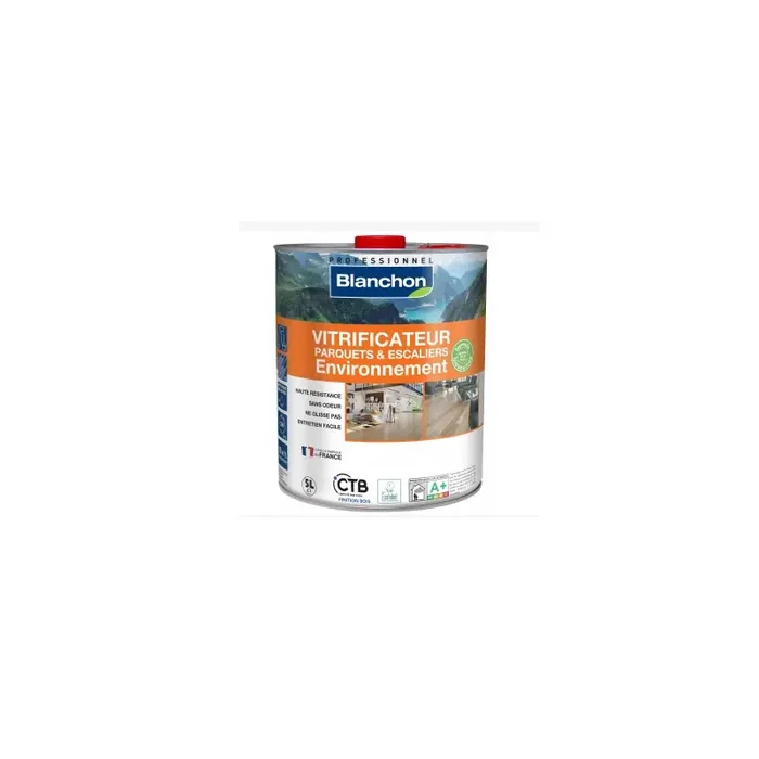 Vitrificateur parquet Blanchon environnement biosourcé 5l ultra-mat